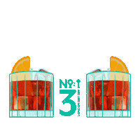 bbrbrands gin ginoclock no3 no3gin Sticker