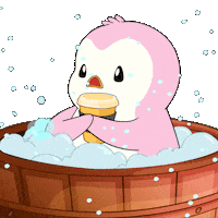 Snow Drinking Sticker by Pudgy Penguins