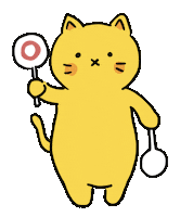 ねこ Ok Sticker