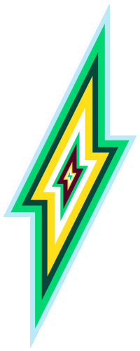 Lightning Love Sticker by Fizz