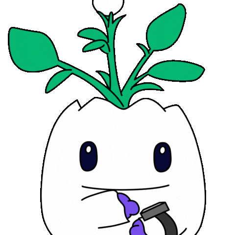 Lets Go Waiting Sticker by Magic Eden