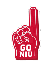 Game Day Huskies Sticker by Northern Illinois University