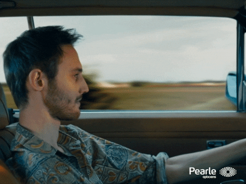 car driving GIF by Pearle Opticiens Belgium