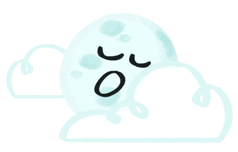 Tired Night Life Sticker