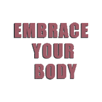 inannasw text animated body embrace Sticker
