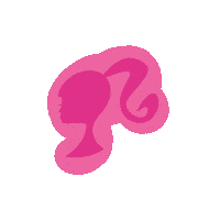 Barbie Doll Pink Sticker