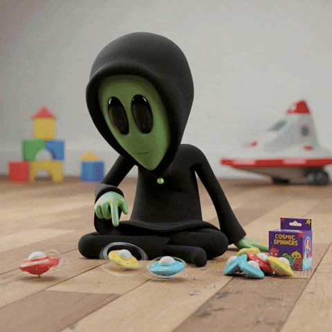Child Baby Toys GIF by Lonely Aliens