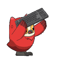 Angry Gamer Sticker by birb
