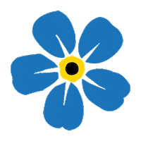 AlzheimerNL flower care donate alzheimer Sticker