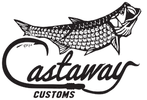 castawaycustoms fish fishing saltwater castaway Sticker