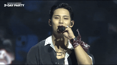 Kim Mingyu Pointing GIF