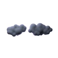 Thunder And Lightning Sticker Sticker by Bleed Gfx