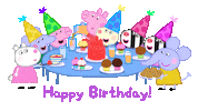 Happy Birthday Party Sticker by Peppa Pig