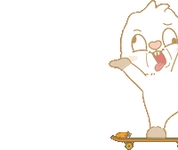 Bunny Sticker by EVANS艾特兔