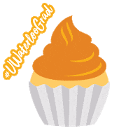 uwaterlooalumni graduation cupcake convocation waterloo Sticker