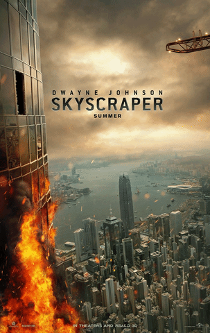 the rock skyscraper GIF