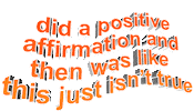 Orange Sticker by AnimatedText
