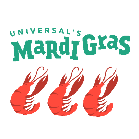 Mardi Gras Dancing Sticker by Universal Destinations & Experiences