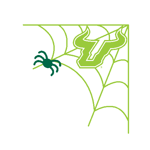 South Florida Halloween Sticker by University of South Florida