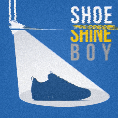 ShoeShineBoy glitch fresh cleaning sneakers GIF