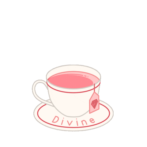 Pink Tea Sticker