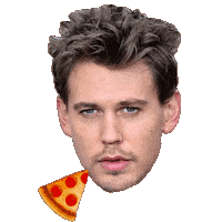 Hungry Austin Butler Sticker by Anne Horel