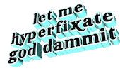 Blue Sticker by AnimatedText