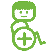 Sozialhelden diversity wheelchair inclusion disability Sticker