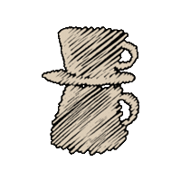 bjorklunds coffee cafe 커피 카페 Sticker