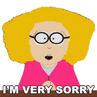 Sorry Sticker by South Park