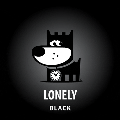 Lonely Color GIF by GOOD PUPPY