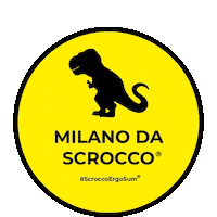 T-Rex Food Sticker by Milano da Scrocco