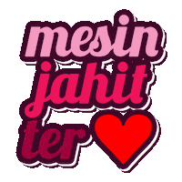 singerindonesia love like singer sewing machine Sticker