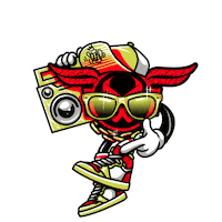 rialfadjrial wow cool gold blink Sticker