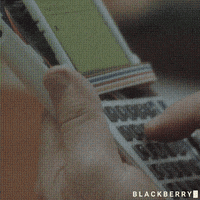 BlackBerryFilmUK film type 1990s typing GIF
