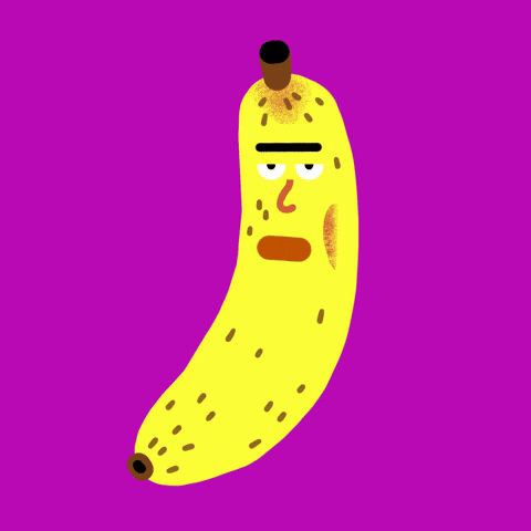 Banana GIF by María Victoria