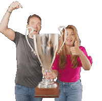 robertdoornboss juichen winnen gewonnen duim omhoog Sticker