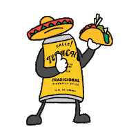 delacalleco comida fiesta tacos mexican Sticker