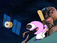 Bat Smash GIF by Adult Swim