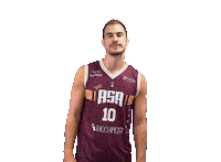 Basketball Celebrate Sticker by Alliance Sport Alsace