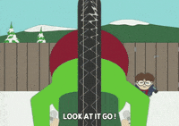riding excitement GIF by South Park 