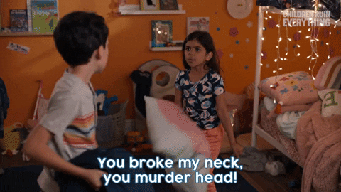 Angry Brother Sister GIF by Children Ruin Everything