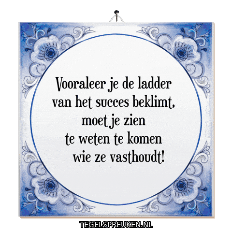 Focus Nl Sticker by Tegelspreuken.nl