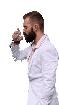 Drooling Drinking Sticker by partografia