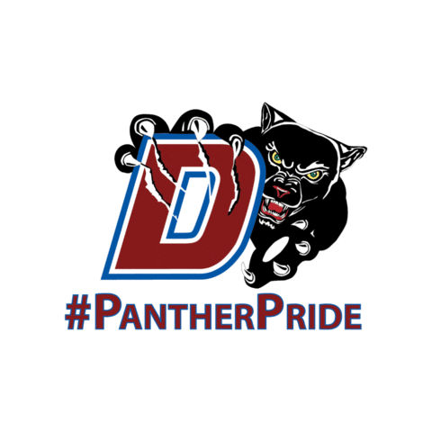 DuncanvilleISD giphygifmaker panther allin duncanville Sticker