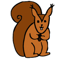 urbanrookies fall autumn squirrel ur Sticker