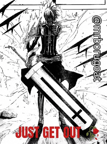 Just Get Out D Gray Man GIF