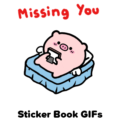 Miss You Goodbye Sticker by Sticker Book iOS GIFs