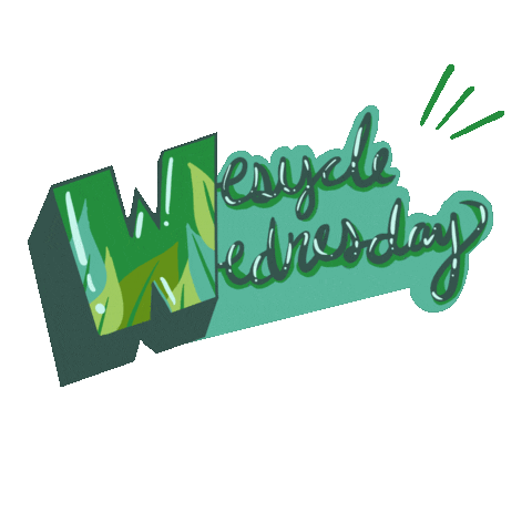 Wednesday Recycle Sticker