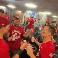 Celebration Mlb GIF by Cincinnati Reds